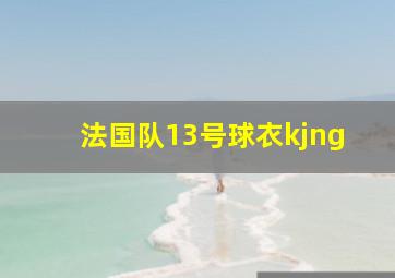 法国队13号球衣kjng