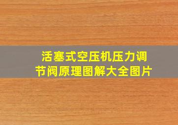 活塞式空压机压力调节阀原理图解大全图片