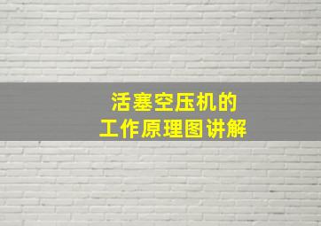 活塞空压机的工作原理图讲解