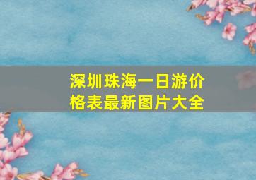 深圳珠海一日游价格表最新图片大全