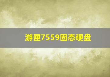 游匣7559固态硬盘