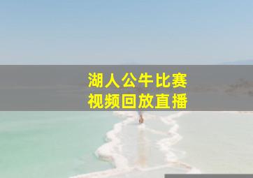 湖人公牛比赛视频回放直播