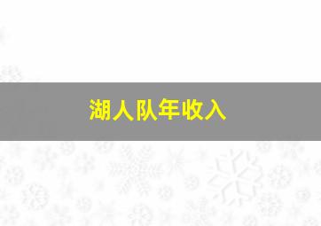 湖人队年收入