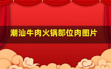 潮汕牛肉火锅部位肉图片