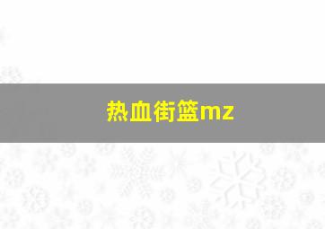 热血街篮mz