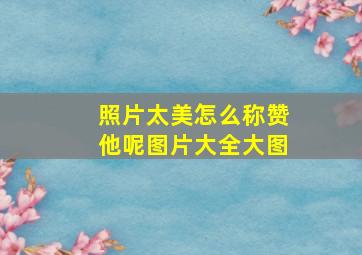 照片太美怎么称赞他呢图片大全大图