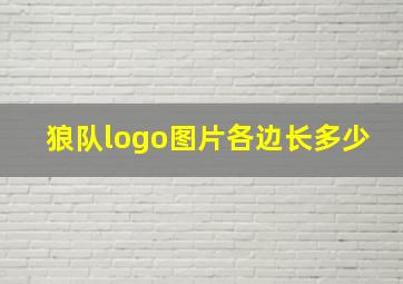 狼队logo图片各边长多少