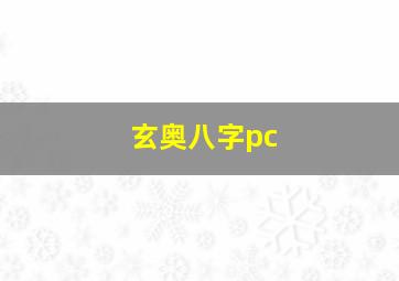 玄奥八字pc