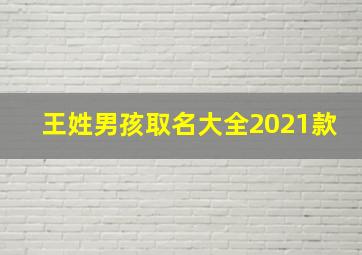 王姓男孩取名大全2021款