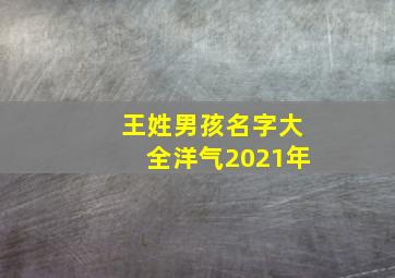 王姓男孩名字大全洋气2021年