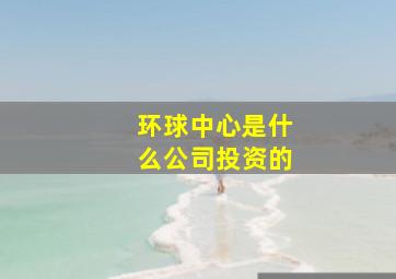 环球中心是什么公司投资的