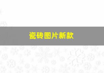 瓷砖图片新款