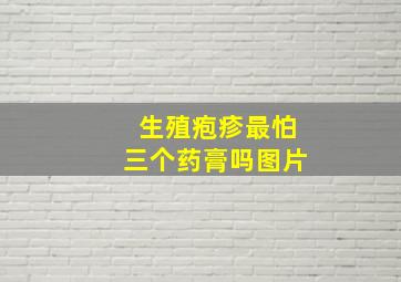 生殖疱疹最怕三个药膏吗图片