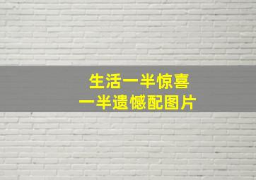 生活一半惊喜一半遗憾配图片