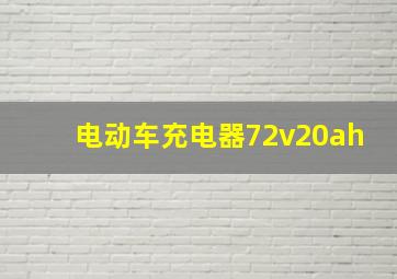 电动车充电器72v20ah