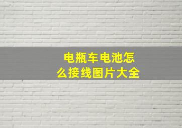 电瓶车电池怎么接线图片大全