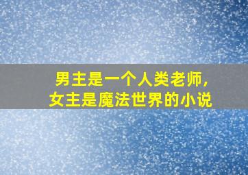 男主是一个人类老师,女主是魔法世界的小说