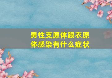 男性支原体跟衣原体感染有什么症状