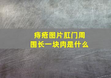 痔疮图片肛门周围长一块肉是什么