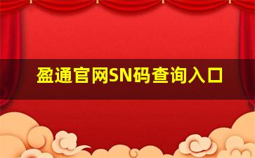 盈通官网SN码查询入口