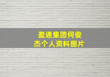 盈通集团何俊杰个人资料图片