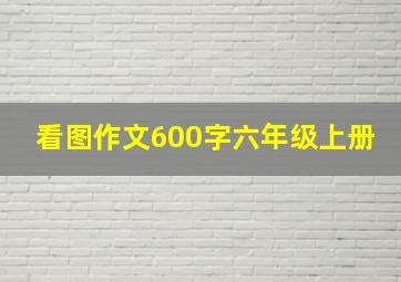 看图作文600字六年级上册