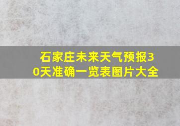 石家庄未来天气预报30天准确一览表图片大全