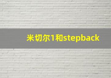 米切尔1和stepback