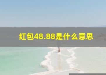 红包48.88是什么意思