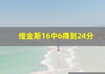 维金斯16中6得到24分