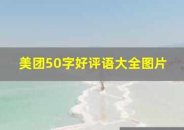 美团50字好评语大全图片