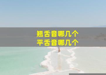 翘舌音哪几个平舌音哪几个