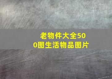 老物件大全500图生活物品图片