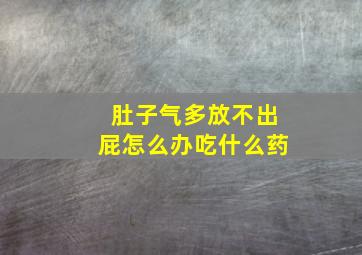 肚子气多放不出屁怎么办吃什么药