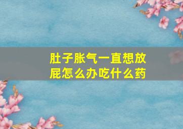 肚子胀气一直想放屁怎么办吃什么药