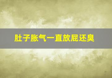 肚子胀气一直放屁还臭