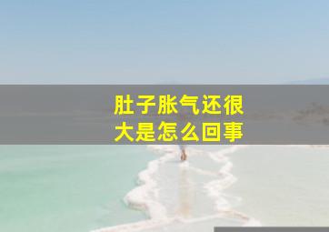 肚子胀气还很大是怎么回事