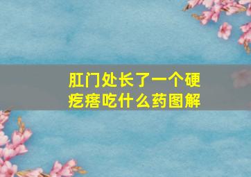 肛门处长了一个硬疙瘩吃什么药图解