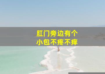 肛门旁边有个小包不疼不痒