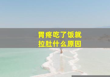 胃疼吃了饭就拉肚什么原因