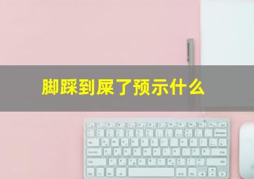 脚踩到屎了预示什么