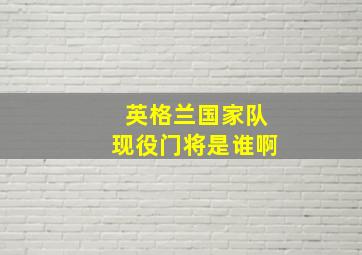 英格兰国家队现役门将是谁啊