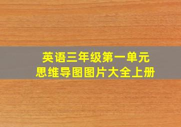 英语三年级第一单元思维导图图片大全上册