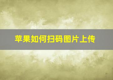 苹果如何扫码图片上传