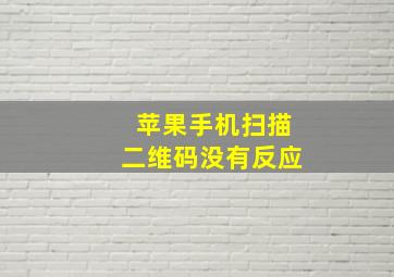 苹果手机扫描二维码没有反应