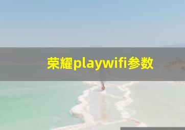 荣耀playwifi参数