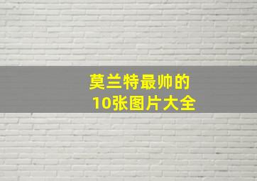 莫兰特最帅的10张图片大全