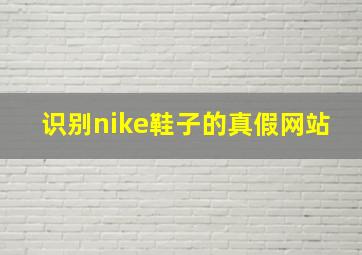 识别nike鞋子的真假网站