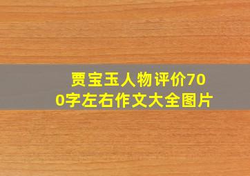 贾宝玉人物评价700字左右作文大全图片