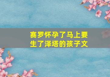 赛罗怀孕了马上要生了泽塔的孩子文